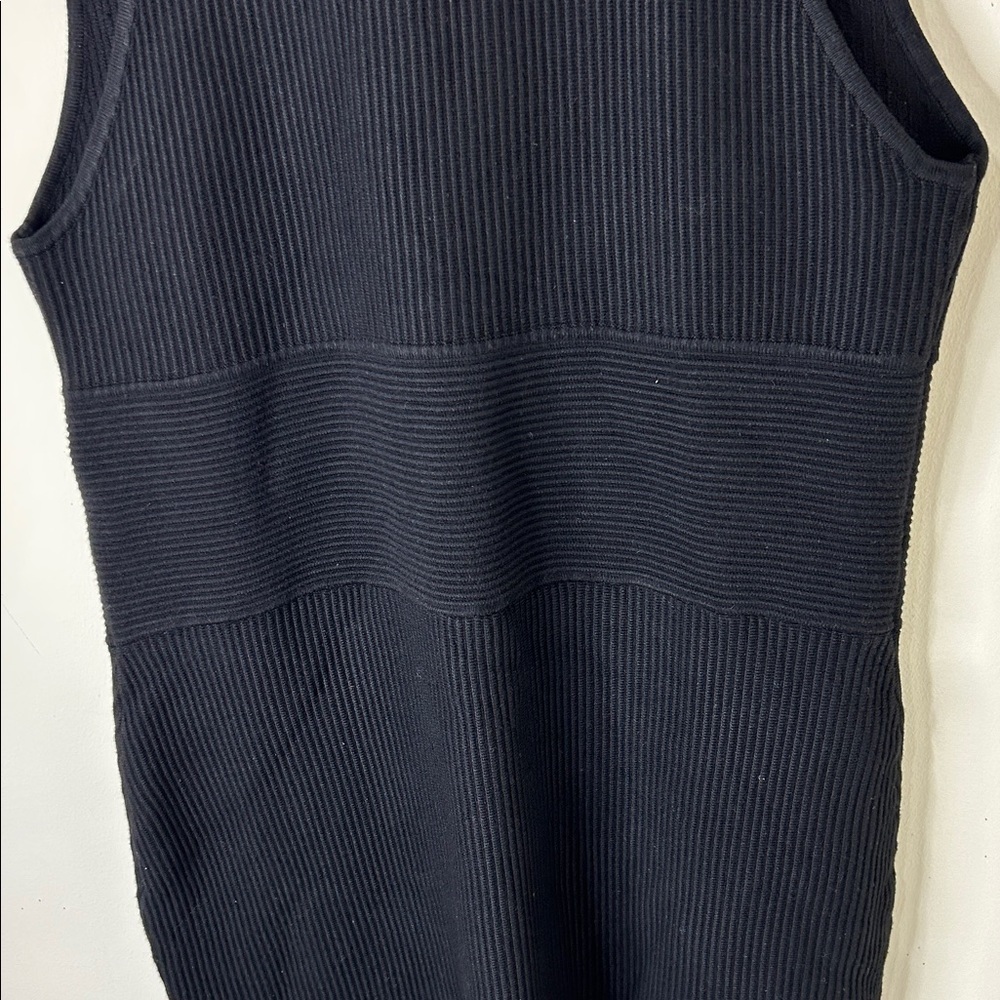 NWT House of Harlow 1960 Black Ribbed Knit Tank Dress Size XL - Picture 13 of 15
